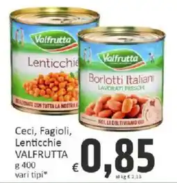 Paghi Poco Ceci, Fagioli, Lenticchie Valfrutta offerta