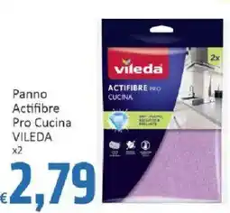 Paghi Poco Panno Actifibre Pro Cucina Vileda offerta