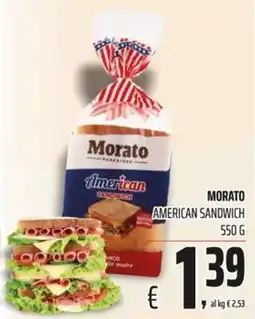 Coop Master Alleanza 3.0 Morato American Sandwich offerta