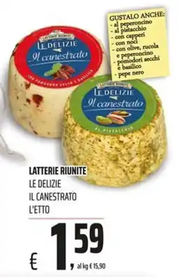 Coop Master Alleanza 3.0 Le Delizie Il Canestrato offerta