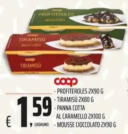 Coop Master Alleanza 3.0 Coop profiteroles offerta
