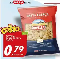 Coop Master Alleanza 3.0 Divella pasta fresca offerta
