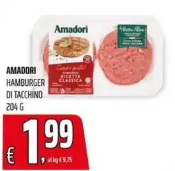 Coop Master Alleanza 3.0 Amadori hamburger di tacchino offerta