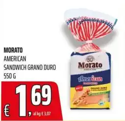 Coop Master Alleanza 3.0 Morato American Sandwich Grano Duro offerta