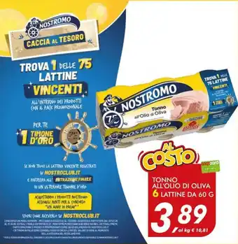 Tonno all'Olio di Oliva Nostromo