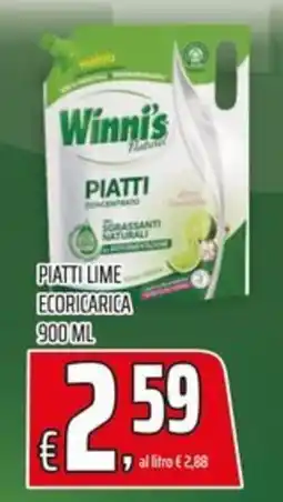 Coop Master Alleanza 3.0 Winni's Natural Piatti Lime offerta