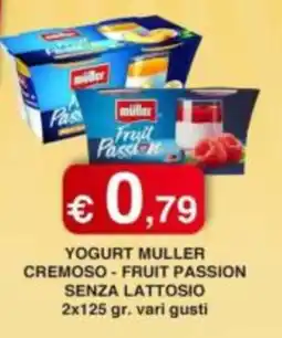 Orsini Market Yogurt Muller Cremoso - Fruit Passion senza lattosio offerta