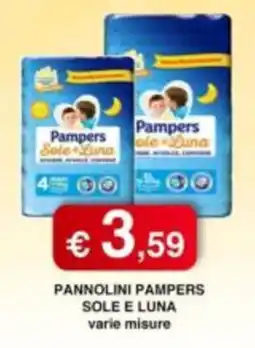 Orsini Market Pannolini Pampers Sole e Luna offerta