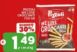Extra Supermercati Pizzoli We Love Croccanti offerta