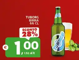 Extra Supermercati Tuborg birra offerta