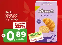 Extra Supermercati Bauli croissant classico offerta