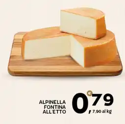 Extra Supermercati Alpinella Fontina all'etto offerta