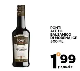 Extra Supermercati Aceto balsamico di Modena Ponti offerta
