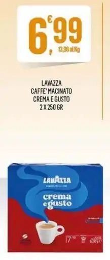 Vibian Lavazza Caffè Macinato Crema e Gusto offerta