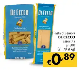 Maxi Family Pasta di semola De Cecco offerta