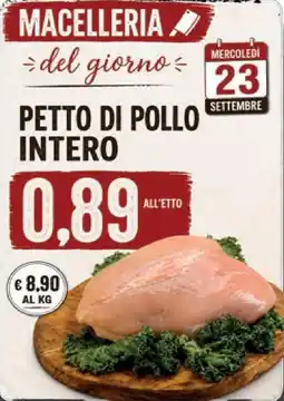 èccoMI Petto di pollo intero offerta