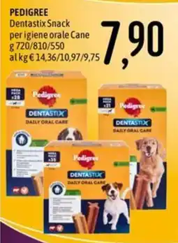 Emisfero Pedigree Dentastix Snack per igiene orale Cane offerta