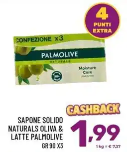 Il Centesimo Sapone solido naturals oliva & latte palmolive offerta