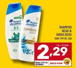 Il Centesimo Shampoo head & shoulders offerta