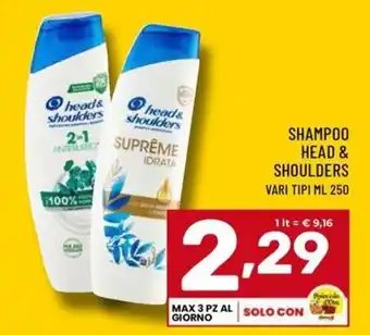 Shampoo head & shoulders