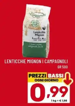 Il Centesimo Lenticchie Mignon i Campagnoli offerta
