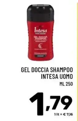 Il Centesimo Gel doccia shampoo Intesa uomo offerta