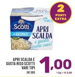 Il Centesimo Apri scalda e gusta riso Scotti offerta