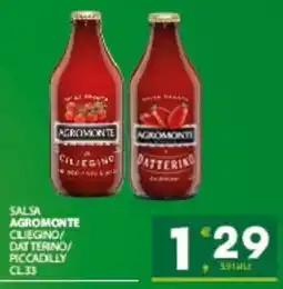 Despar Sicilia Salsa Agromonte Ciliegino/Datterino/Piccadilly offerta