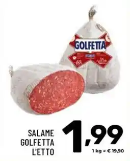 Il Centesimo Salame Golfetta offerta