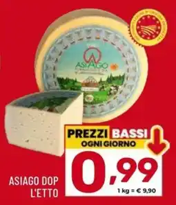 Il Centesimo Asiago Dop L'Etto offerta