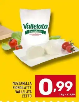 Il Centesimo Mozzarella fiordilatte vallelata offerta