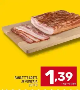 Il Centesimo Pancetta cotta affumicata l'etto offerta