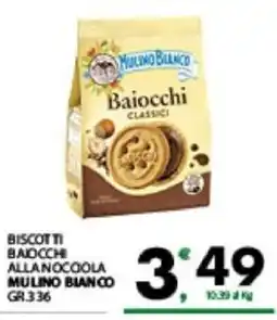 Despar Sicilia Biscotti Baiocchi alla noccola Mulino Bianco offerta