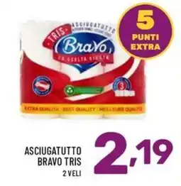 Il Centesimo Asciugatutto Bravo Tris offerta