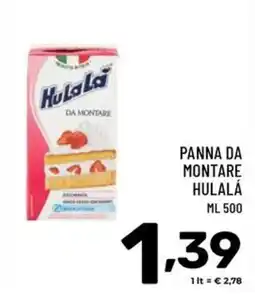 Il Centesimo Panna da montare Hulalá offerta