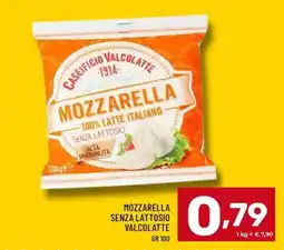 Il Centesimo Mozzarella senza lattosio Valcolatte offerta