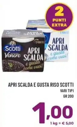 Il Centesimo Apri scalda e gusta riso Scotti offerta