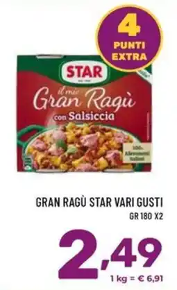 Il Centesimo Gran Ragù Star con Salsiccia offerta