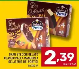 Il Centesimo Gran Stecchi Gelato Classici alla Mandorla Gelateria dei Portici offerta