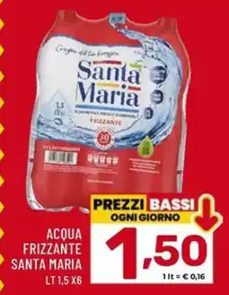 Il Centesimo Acqua frizzante Santa Maria offerta