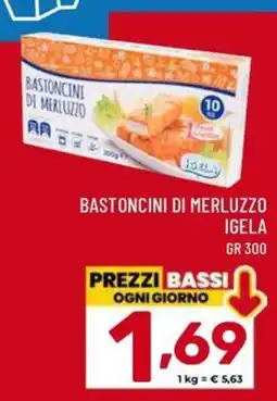 Il Centesimo Bastoncini di merluzzo Igela offerta