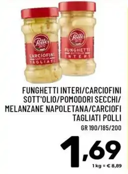Il Centesimo Pelle funghi interi carciofini offerta
