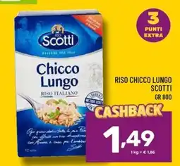 Il Centesimo Riso chicco lungo Scotti offerta