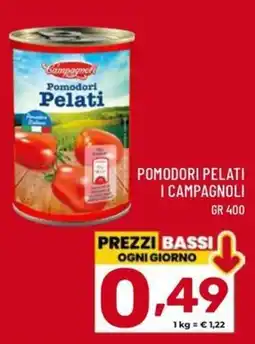 Il Centesimo Pomodori Pelati I Campagnoli offerta