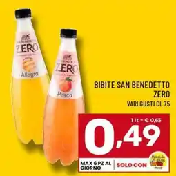 Il Centesimo Bibite San Benedetto Zero offerta