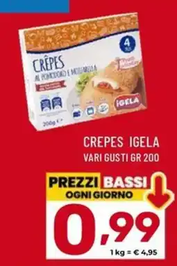 Il Centesimo Crepes Igela offerta