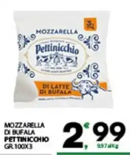 Despar Sicilia Mozzarella di bufala Pettinicchio offerta