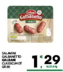 Despar Sicilia Salamini Galbanetto offerta