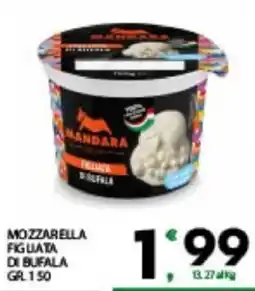 Despar Sicilia Mozzarella fiulata di bufala Mandara offerta