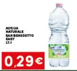 Despar Sicilia Acqua naturale San Benedetto Easy offerta